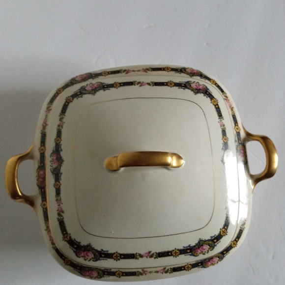 Vintage Carrollton China Floral Vegetable Serving Dish - Picture 9 of 16